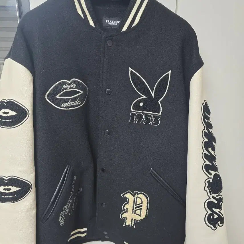 [BUNJANG] Wcandus Playboy Varsity Jacket XL / 위캔더스 플레이보이 바시티 [XL]
