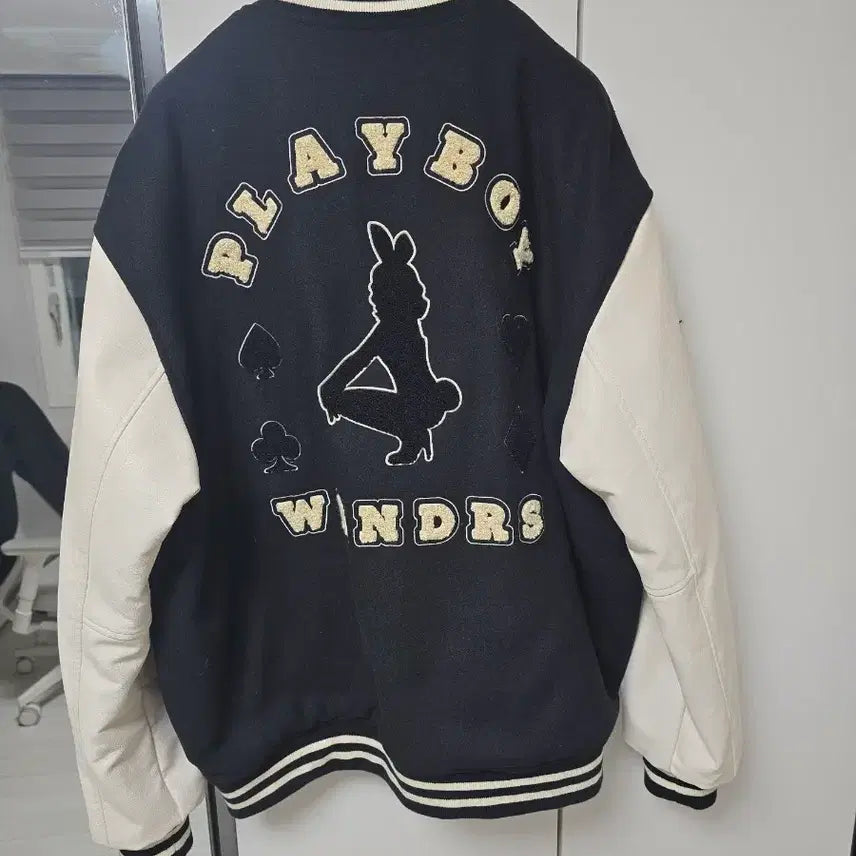 [BUNJANG] Wcandus Playboy Varsity Jacket XL / 위캔더스 플레이보이 바시티 [XL]