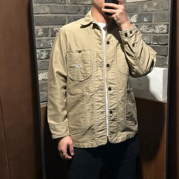 [BUNJANG] Lee 91-J Union Made Chore Jacket / 38) Lee 91-J 유니온메이드 커버올 초어 자켓 몰스킨