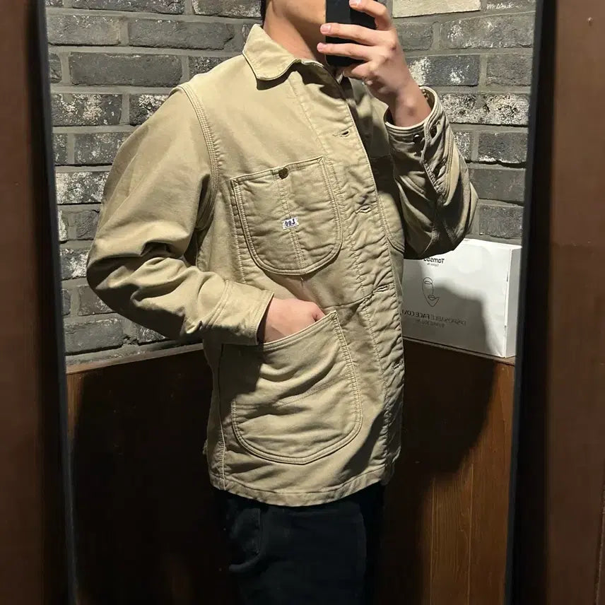 [BUNJANG] Lee 91-J Union Made Chore Jacket / 38) Lee 91-J 유니온메이드 커버올 초어 자켓 몰스킨