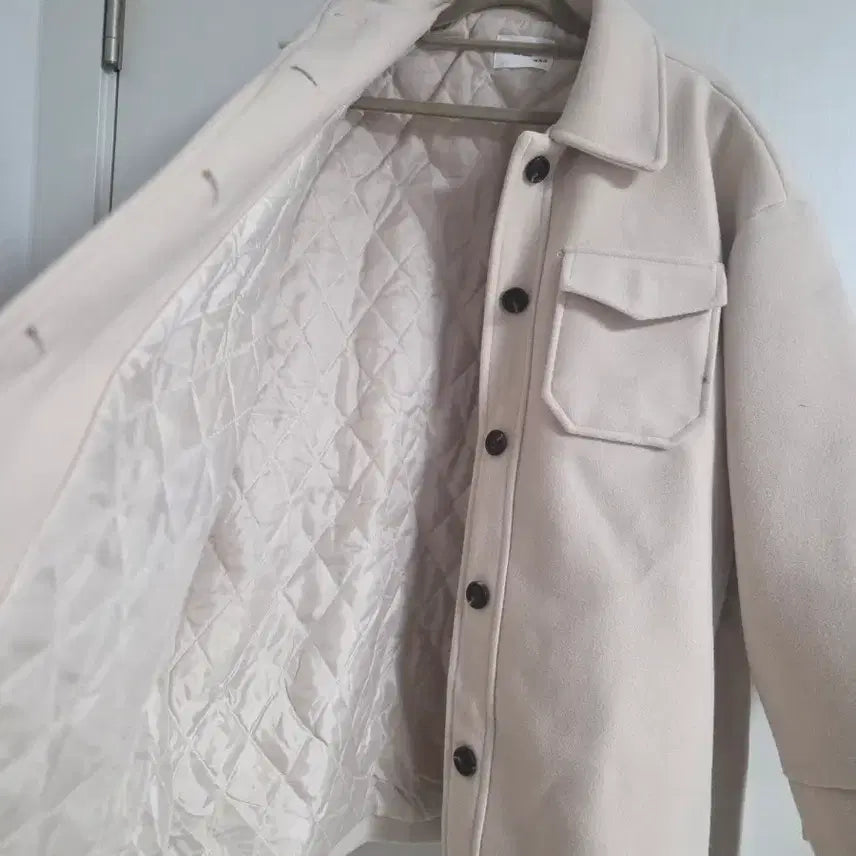 [BUNJANG] Beige Belted Short Jacket (Big Size) - Women&
