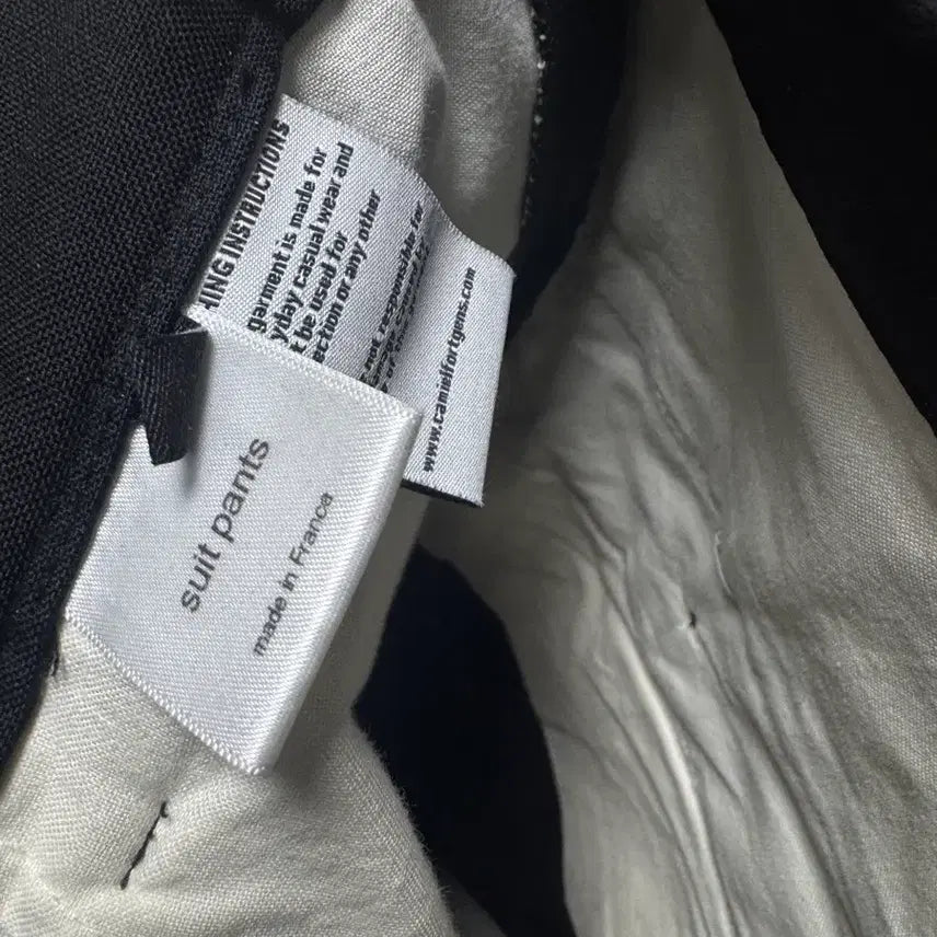 [BUNJANG] Kamiel Fortgens Wool Wide Suit Pants / 카미엘 포트젠스 울 와이드 수트 팬츠
