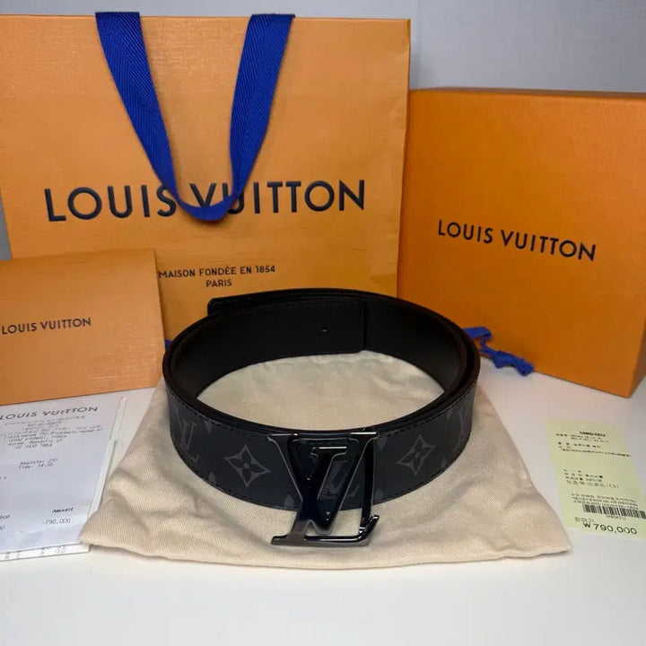 [BUNJANG] Louis Vuitton Monogram Eclipse Reversible Belt / [새 상품 *초특가*] 루이비통 모노그램 이클립스 리버시블 벨트