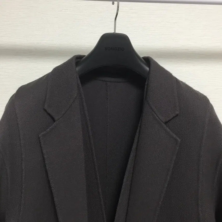 [BUNJANG] Songzio Homme 22FW Meta Handmade Coat Gray / <새상품>송지오 옴므 22FW 메타 핸드메이드 코트 그레이 48(100)