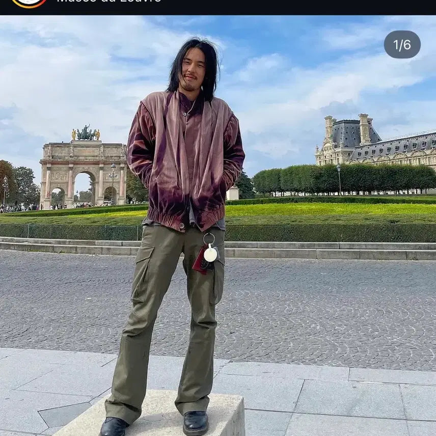 [BUNJANG] CMMAWEAR Back Zip Cargo Pants (L) / cmmawear 커마웨어 백지퍼 카고팬츠 L