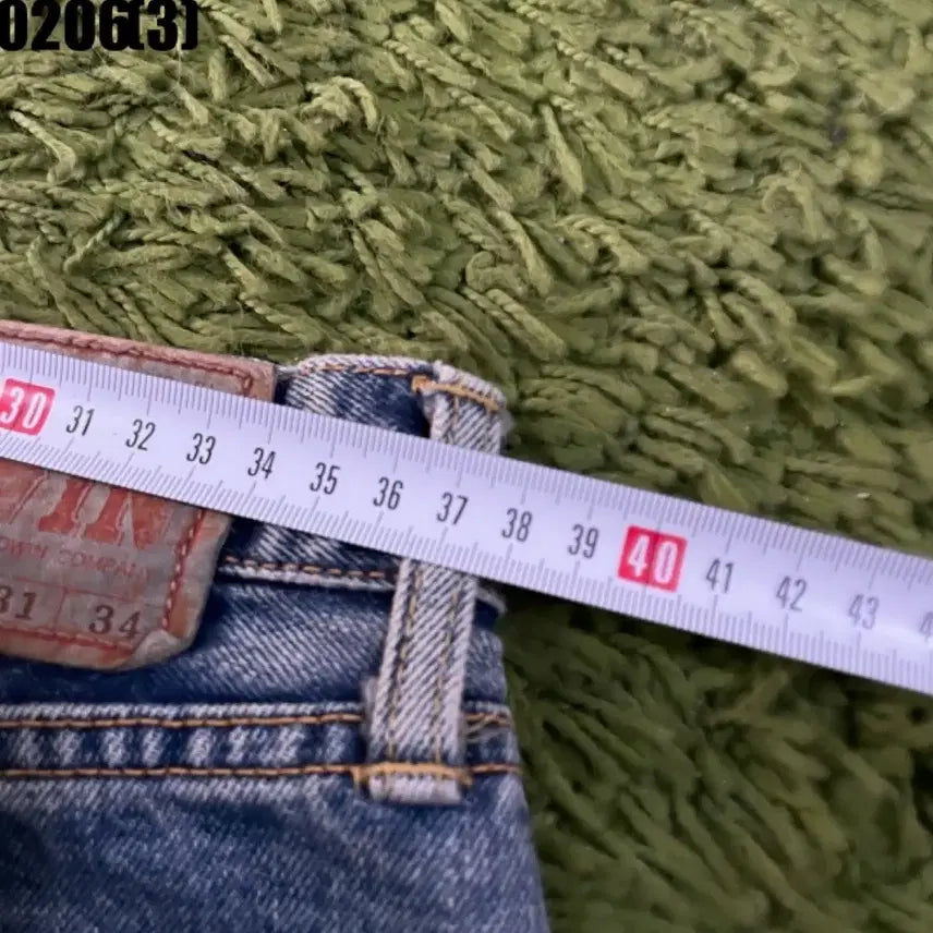 [BUNJANG] Edwin 505 Denim Jeans W31 L34 / 에드윈 505 데님 청바지 w31 l34 0206