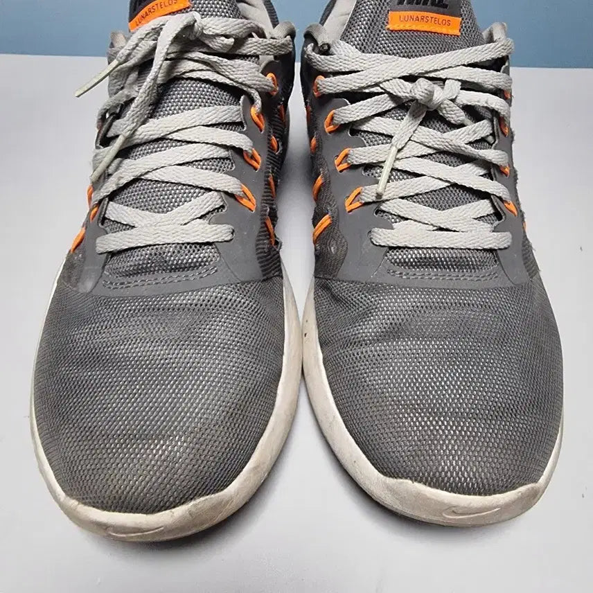[BUNJANG] Nike Lunarglide Grey Orange Sneakers / 나이키 280 루나 스텔로스 회색 오렌지 운동화