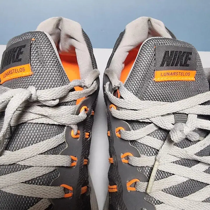 [BUNJANG] Nike Lunarglide Grey Orange Sneakers / 나이키 280 루나 스텔로스 회색 오렌지 운동화