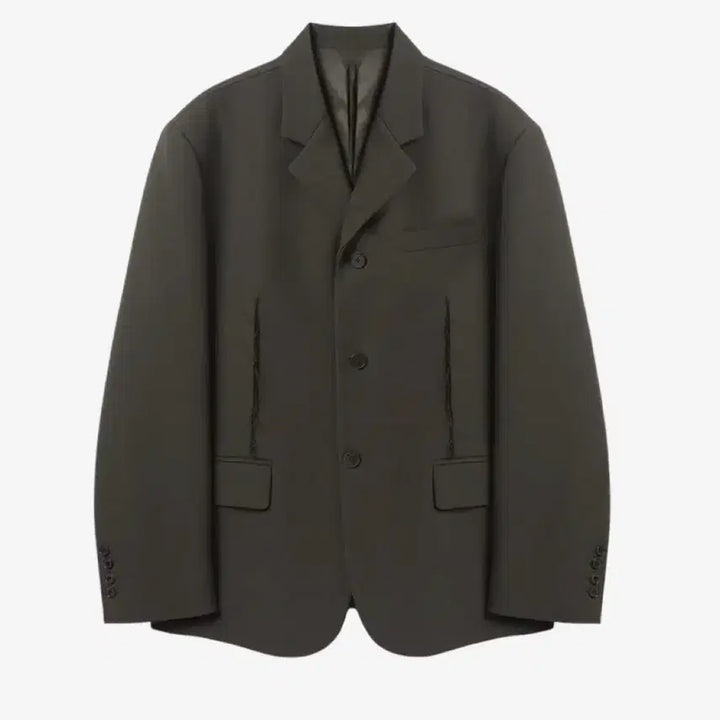 [BUNJANG] stu Cut-off Blazer Brown L Size / [L] stu 컷오프 블레이저 브라운