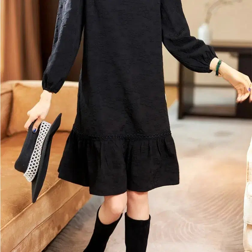 [BUNJANG] Feminine Flare Dress - L / 페미닌함 가득한 플레어 원피스-L