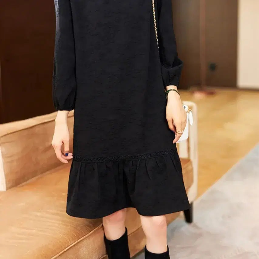 [BUNJANG] Feminine Flare Dress - L / 페미닌함 가득한 플레어 원피스-L