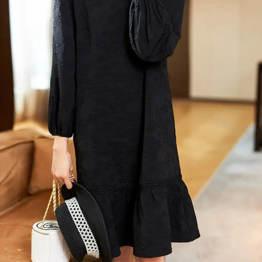 [BUNJANG] Feminine Flare Dress - L / 페미닌함 가득한 플레어 원피스-L