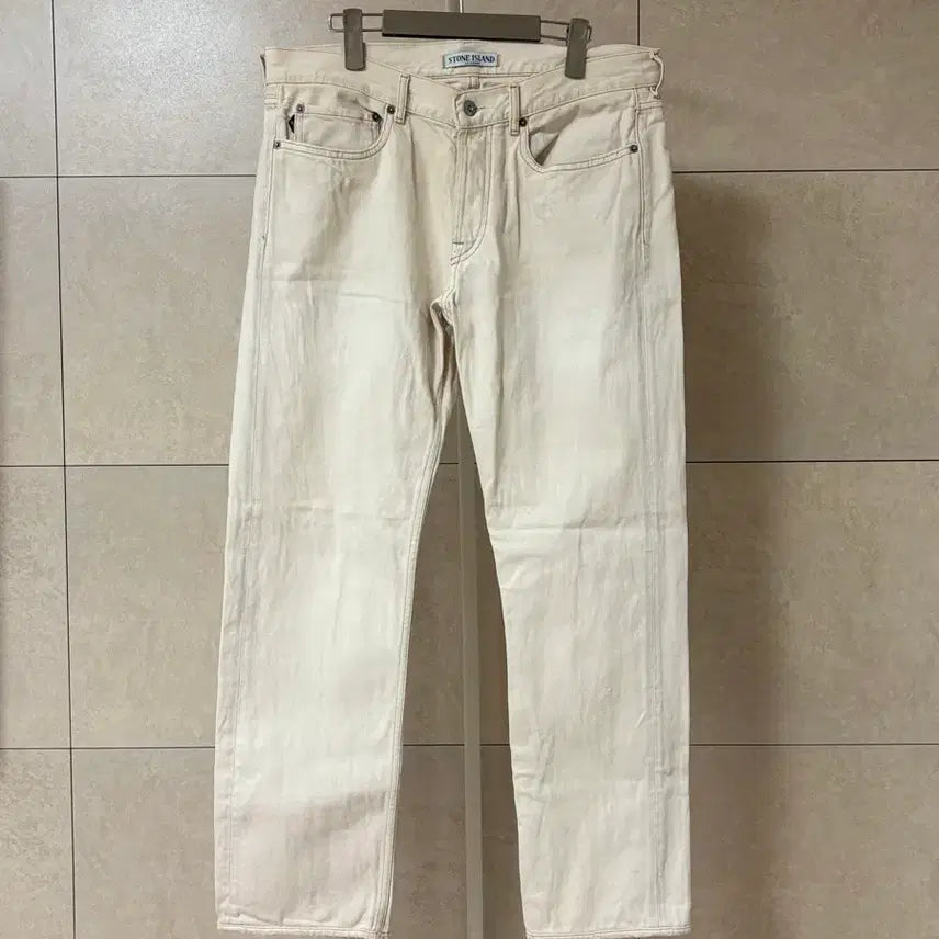[BUNJANG] Stone Island 13SS White Denim Jeans / 스톤아일랜드 13ss 화이트 데님