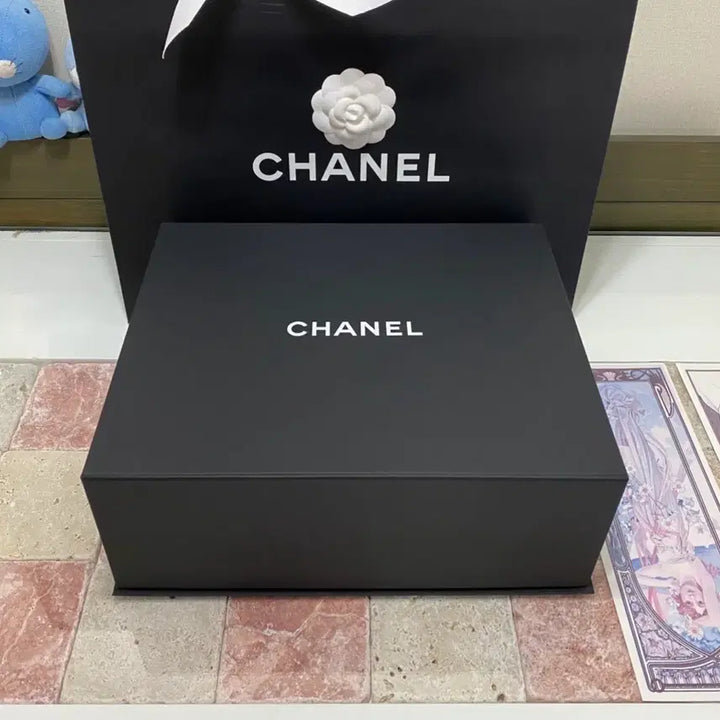[BUNJANG] Chanel Magnetic Box Set / 샤넬 자석박스(33x26.5x12.5) + 인보이스봉투 + 쇼핑백
