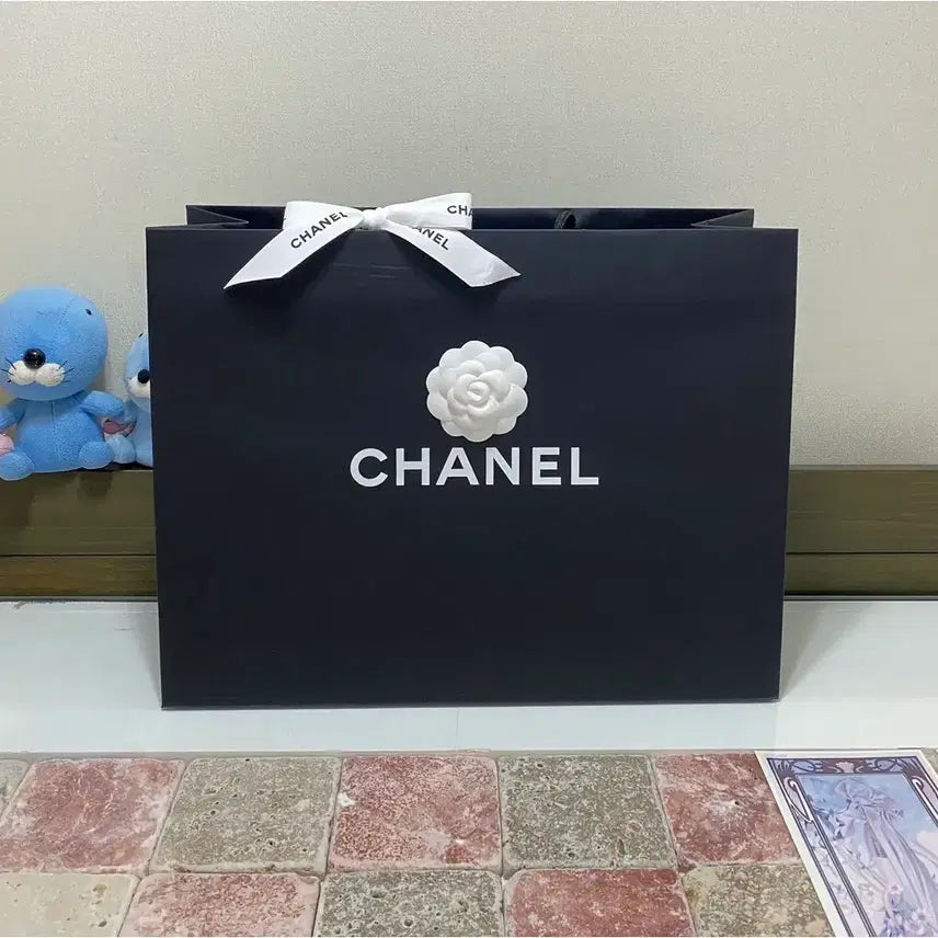 [BUNJANG] Chanel Magnetic Box Set / 샤넬 자석박스(33x26.5x12.5) + 인보이스봉투 + 쇼핑백