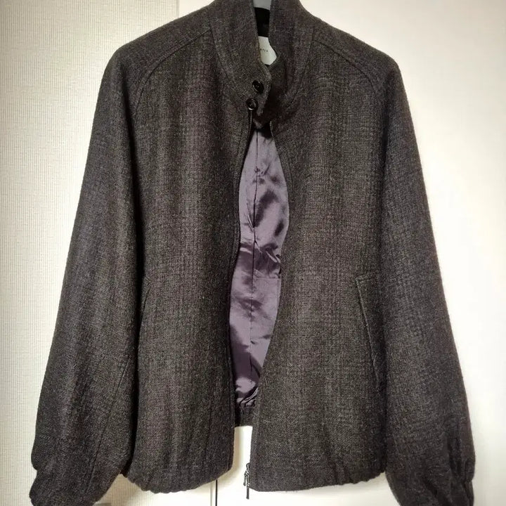 [BUNJANG] HUR Purple Harrington (M) / 셔터 울 해링턴 퍼플 (M)