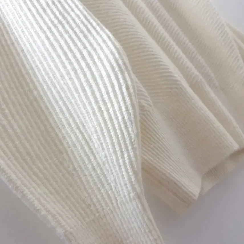 [BUNJANG] Lambswool Puff Sleeve Knit Sweater / 램스울 퍼프소매 니트 새상품