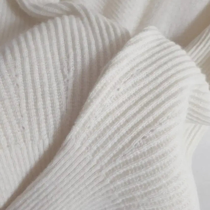 [BUNJANG] Lambswool Puff Sleeve Knit Sweater / 램스울 퍼프소매 니트 새상품