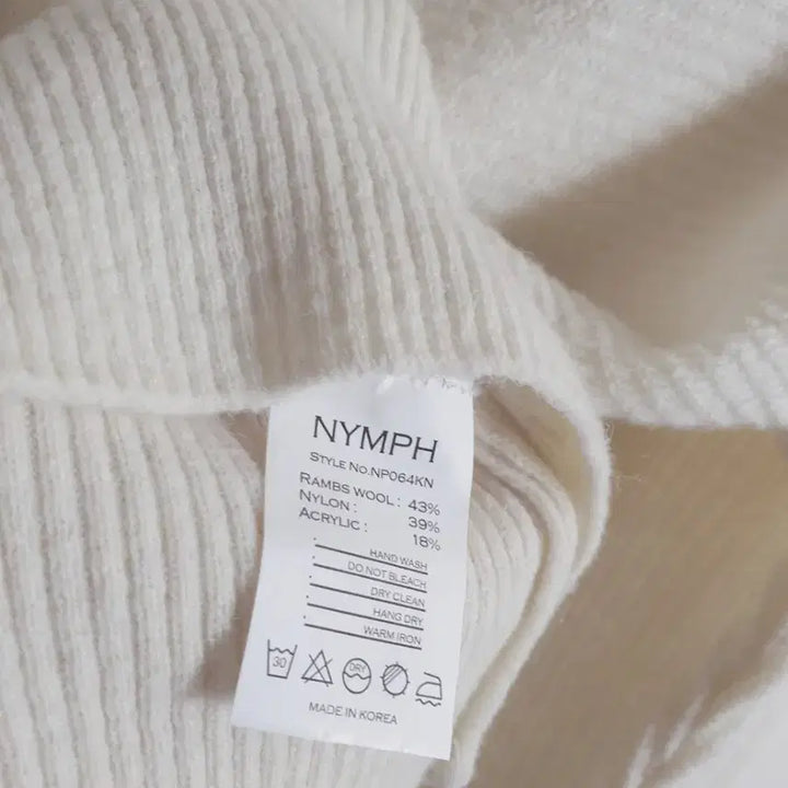 [BUNJANG] Lambswool Puff Sleeve Knit Sweater / 램스울 퍼프소매 니트 새상품