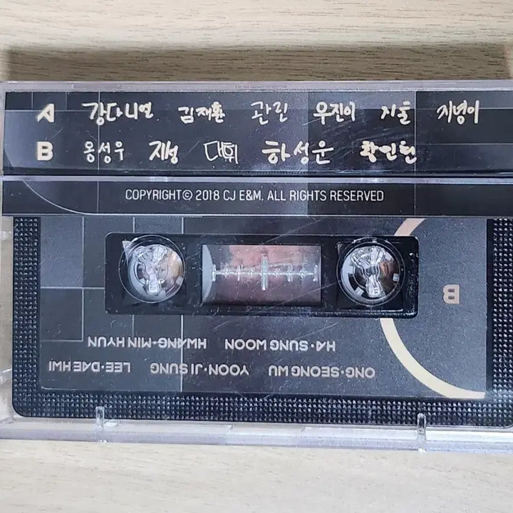 [BUNJANG] Wanna One Cassette Tape / 워너원 카세트 테이프 공식 굿즈