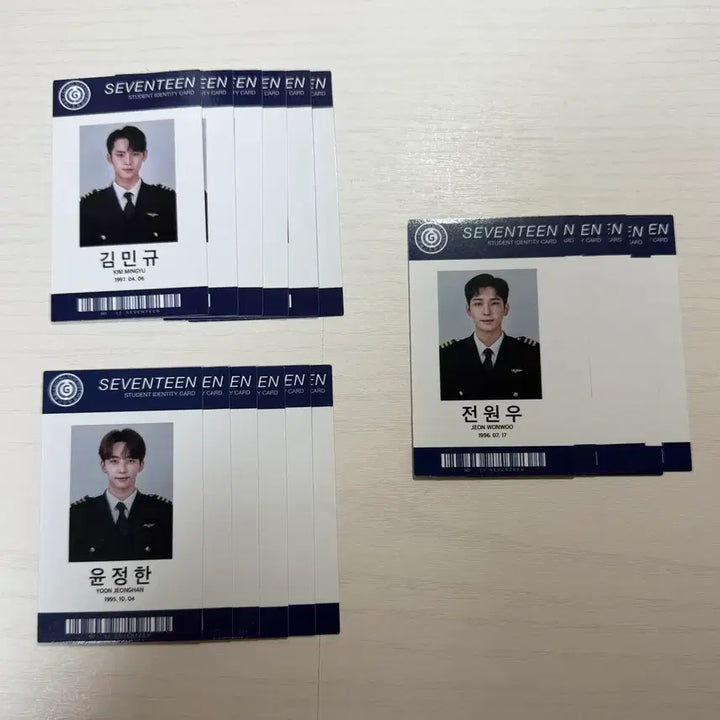 [BUNJANG] Seventeen Student ID Card Bundle Set / 세븐틴 학생증 일괄