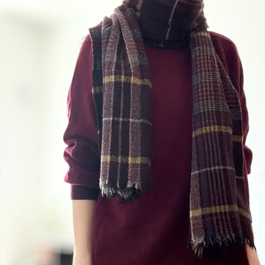 [BUNJANG] Wool Pashmina Scarf / 울 파시미나 머플러