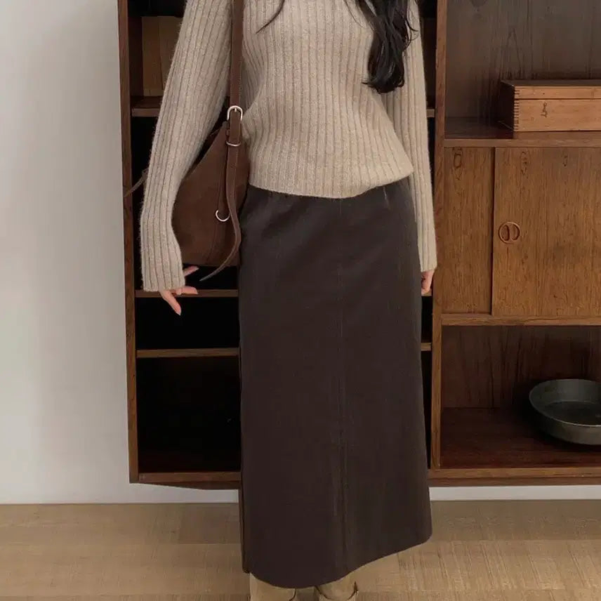 [BUNJANG] Slow and Flat Fox Knit Beige / 슬로우앤드 플랫골지 폭스니트 베이지