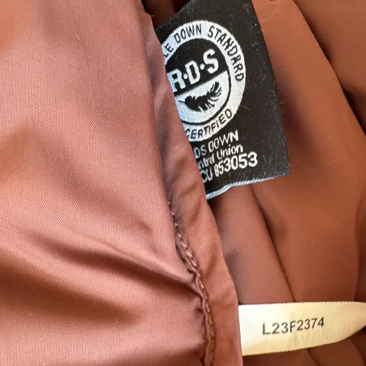 [BUNJANG] The North Face Nuptse Crop Down Jacket Brown XL / 노스페이스 눕시 크롭 다운 브라운 100(XL)