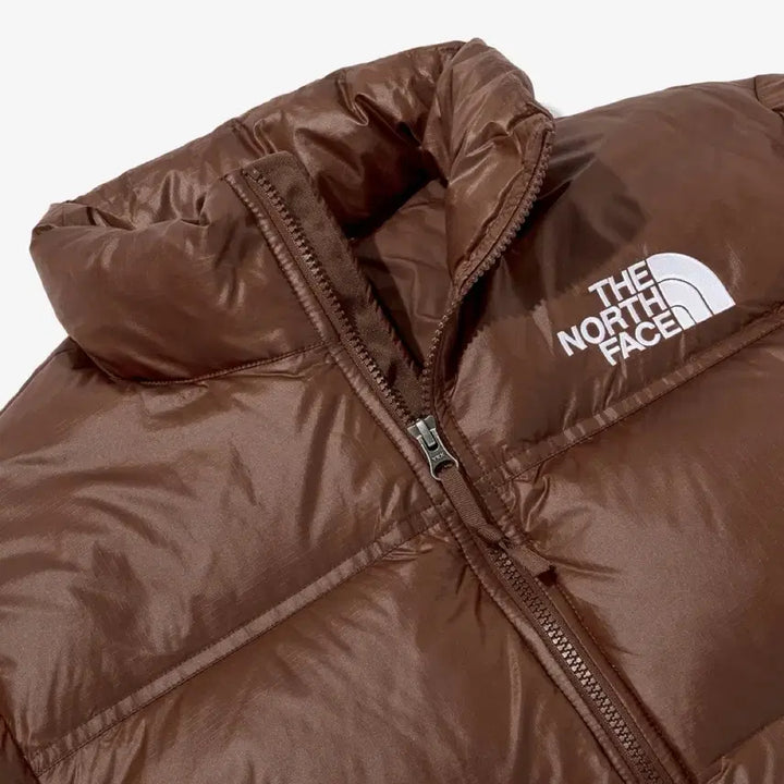 [BUNJANG] The North Face Nuptse Crop Down Jacket Brown XL / 노스페이스 눕시 크롭 다운 브라운 100(XL)
