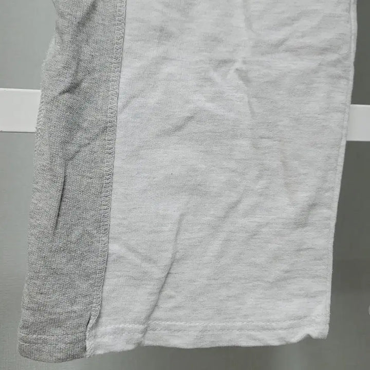 [BUNJANG] N/A Gray Wide Training Pants / 그레이 배색 와이드 트레이닝 팬츠