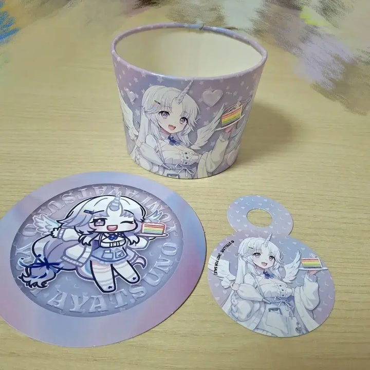 [BUNJANG] Stellive Uni Collaboration Set / 스텔라이브 유니 컵홀더 코스터 빨대픽 세트