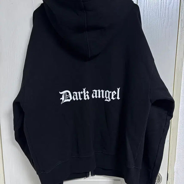 [BUNJANG] ODOR Lettering Hoodie Zip-up Black / [마지막 판매일] 오도어 레터링 후드집업 블랙
