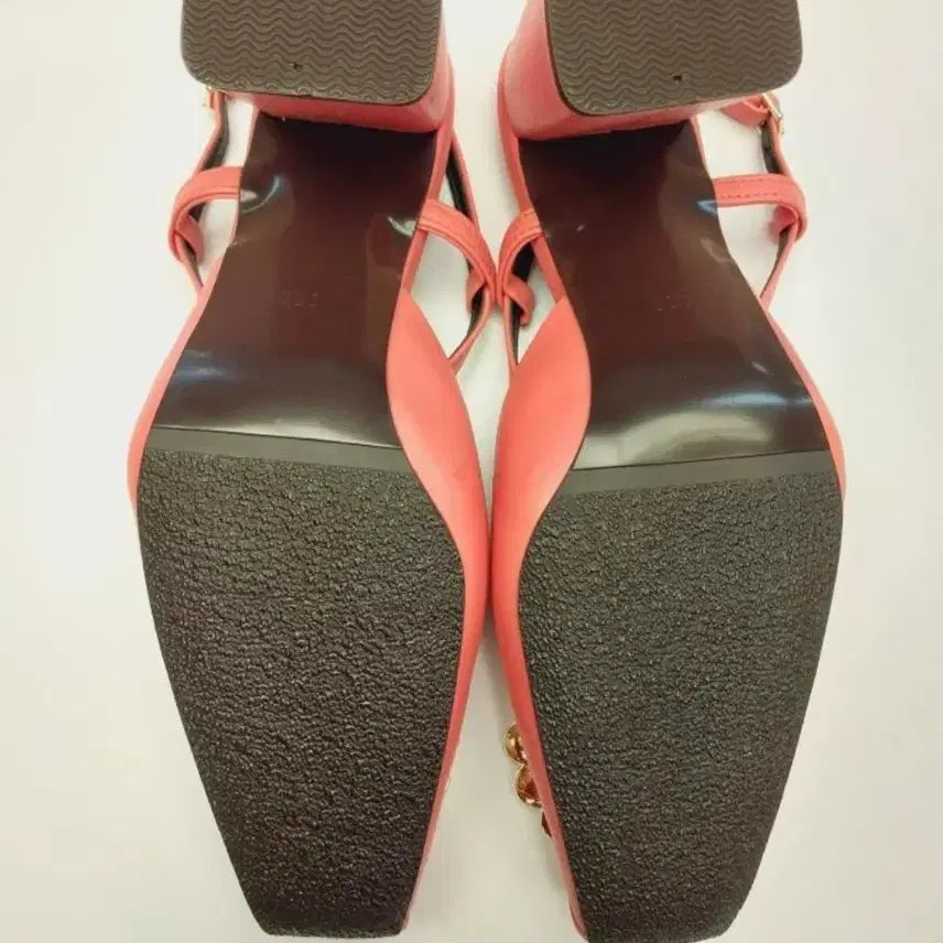 [BUNJANG] BOUTIQUE HERWON Montparnasse Slingback Heels Coral Pink / 부티끄 헤르원 (BOUTIQUE HERWON) 몽빠리 슬링백힐