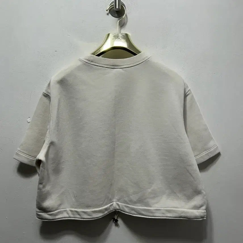 [SOLD OUT] 나이키 스우시 크롭 반팔티 아이보리 S