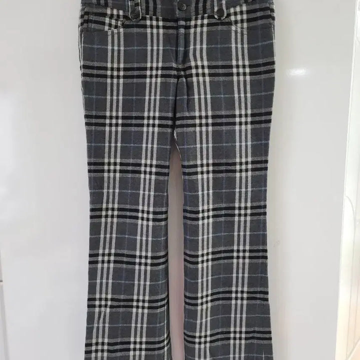[BUNJANG] Burberry Checkered Bootcut Slacks / 버버라 체크바지 부츠컷 27정도