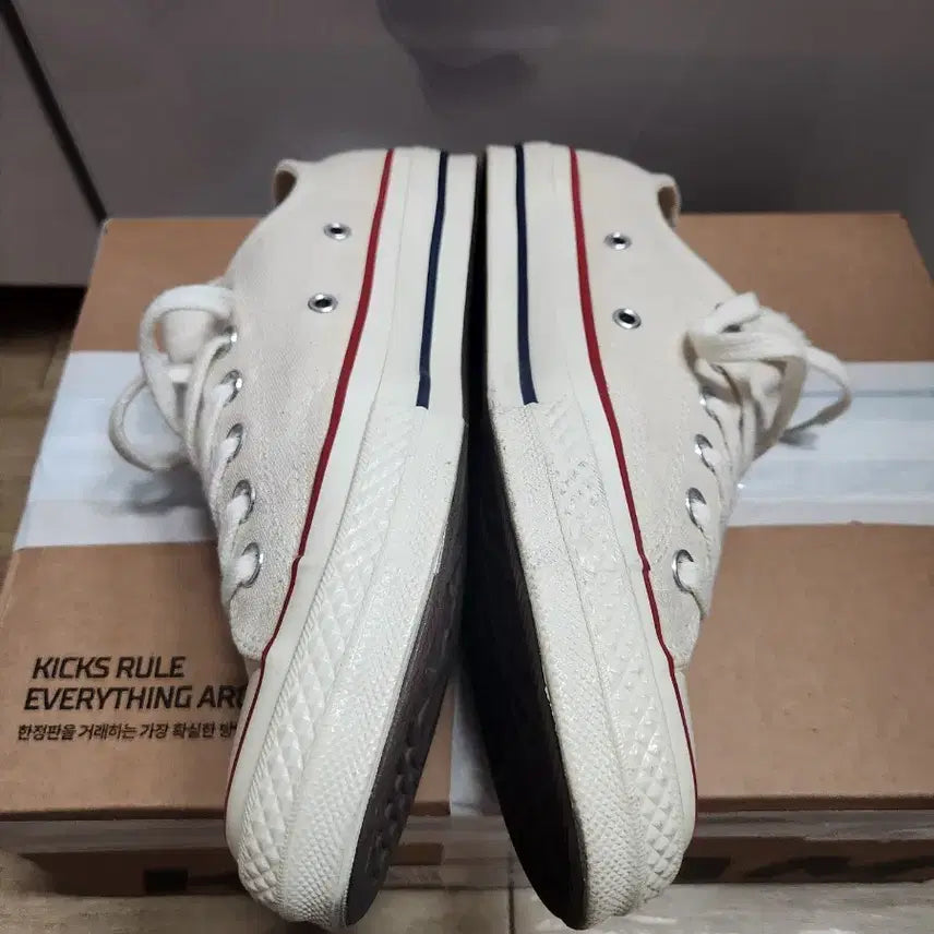 [BUNJANG] Converse Canvas All Star Natural White 255mm / 컨버스 캔버스 올스타 내츄럴 화이트 255