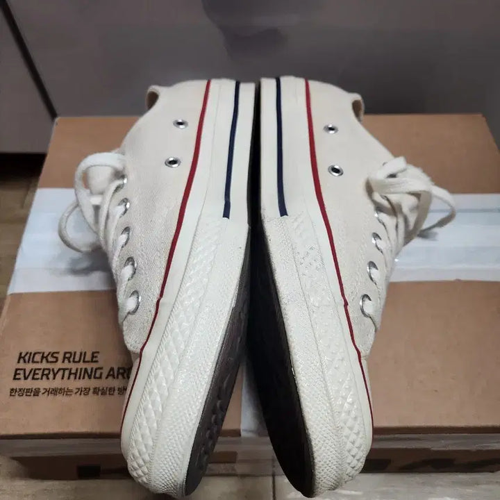 [BUNJANG] Converse Canvas All Star Natural White 255mm / 컨버스 캔버스 올스타 내츄럴 화이트 255