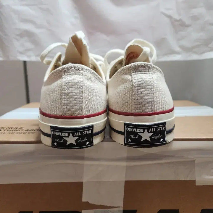 [BUNJANG] Converse Canvas All Star Natural White 255mm / 컨버스 캔버스 올스타 내츄럴 화이트 255