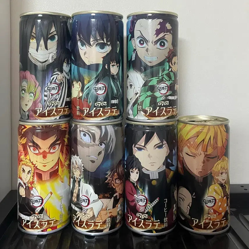 [BUNJANG] Demon Slayer DyDo Cafe Latte Can Coffee Bundle Set / (일괄)귀멸의칼날 다이도 DyDo 카페라떼 캔커피
