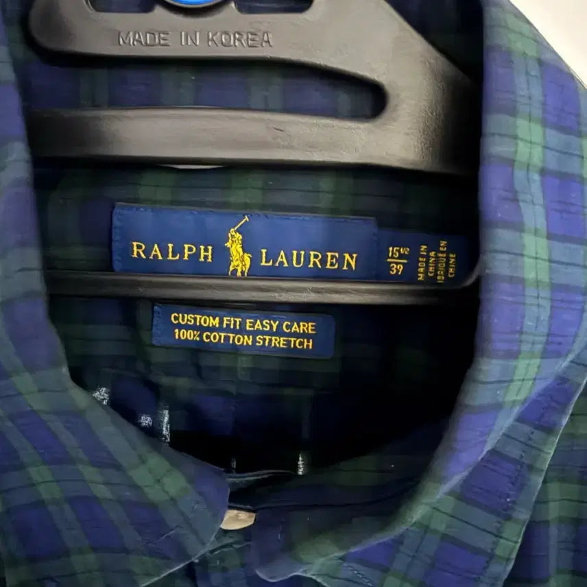 [BUNJANG] Polo Check Shirt / 폴로 체크셔츠