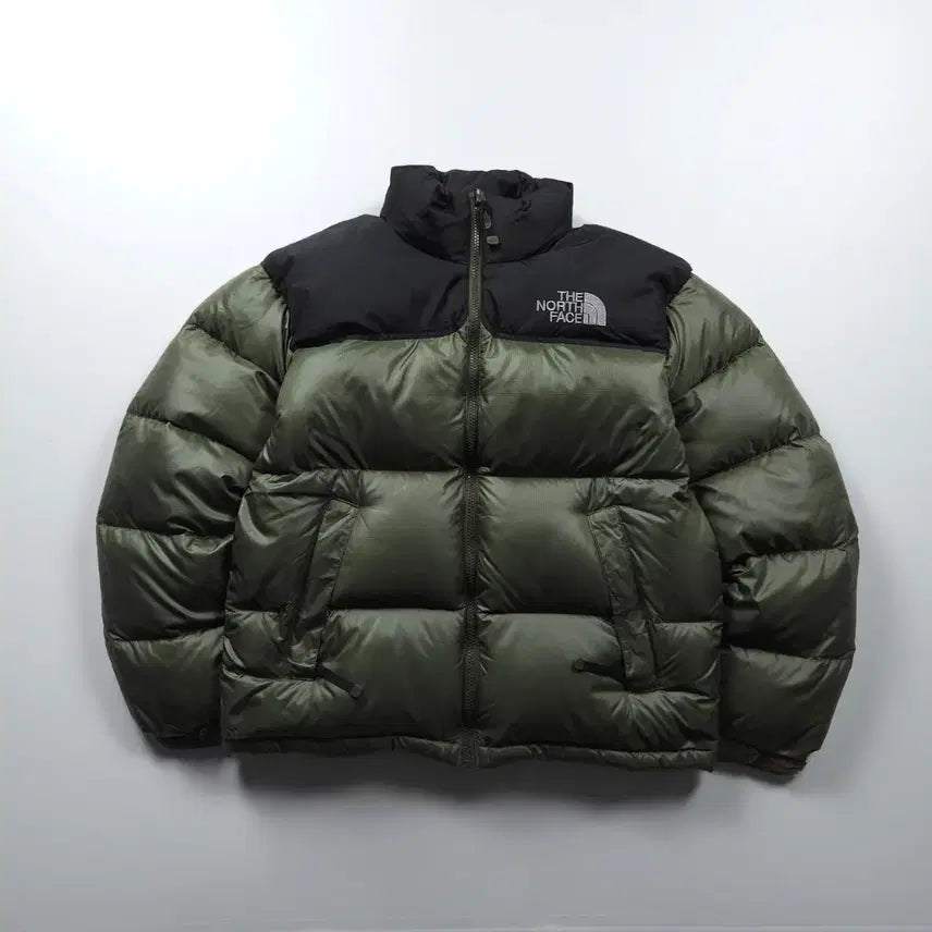 [BUNJANG] The North Face Retro Nuptse Down Puffer Jacket Olive (Men&