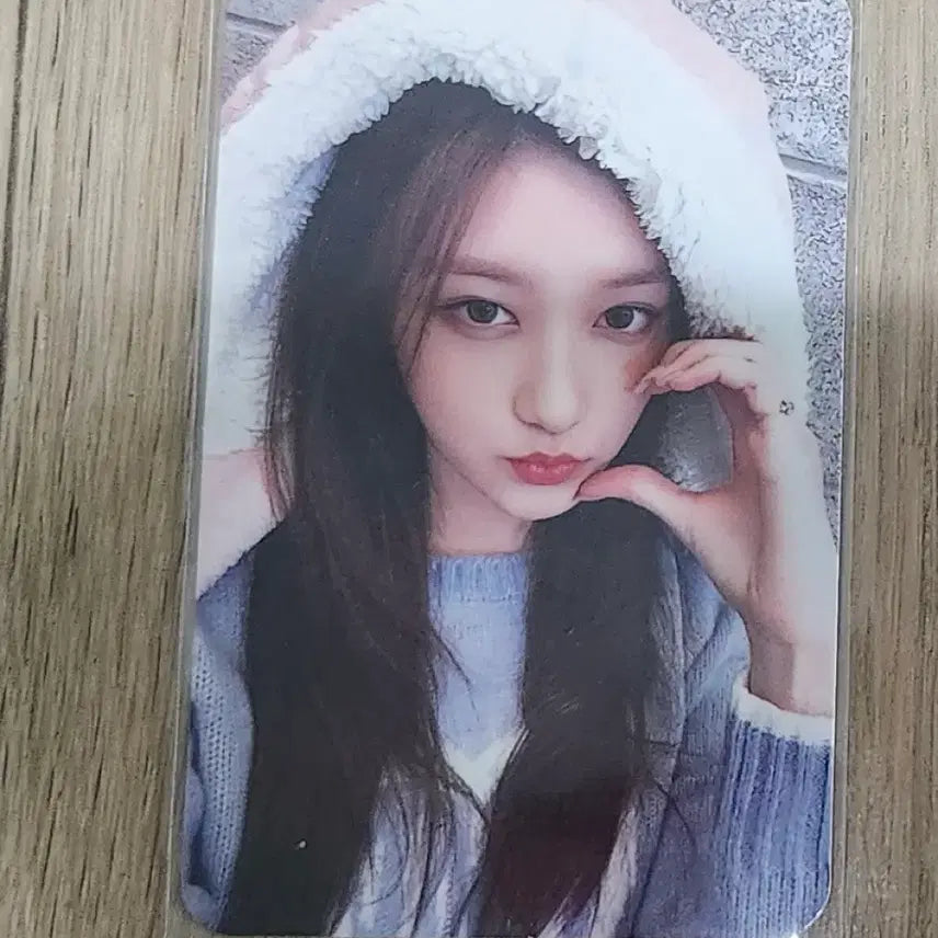 아이브 이서 포토카드 포카 토끼담요