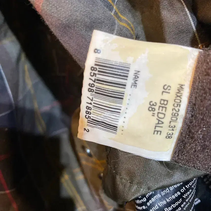 [BUNJANG] Barbour Olive Wax Jacket (Size 38) / 바버 왁스 자켓 올리브 38 사이즈