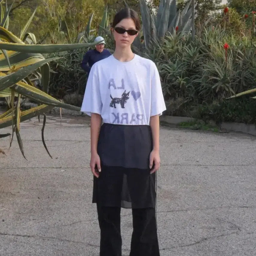 [BUNJANG] Low Classic LOVE PARK T-Shirt / [2회 착용/S]로우클래식 LOVE PARK T-SHIRT