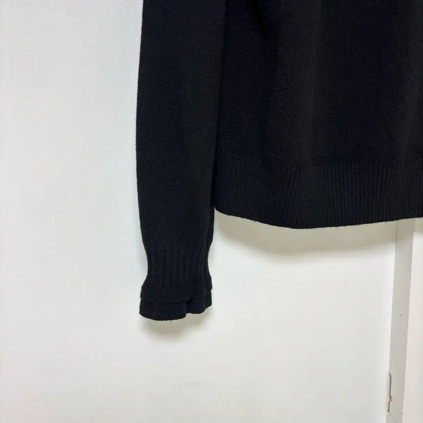 [BUNJANG] None Round Knit Black / 레니본 라운드 니트 블랙