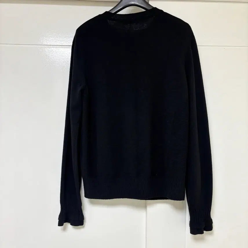 [BUNJANG] None Round Knit Black / 레니본 라운드 니트 블랙