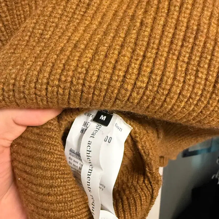 [BUNJANG] Years ago Turtle Neck / 이얼즈어고 터틀넥M 이얼즈어고니트 이얼즈어고목폴라 렉토니트 렉토가디건