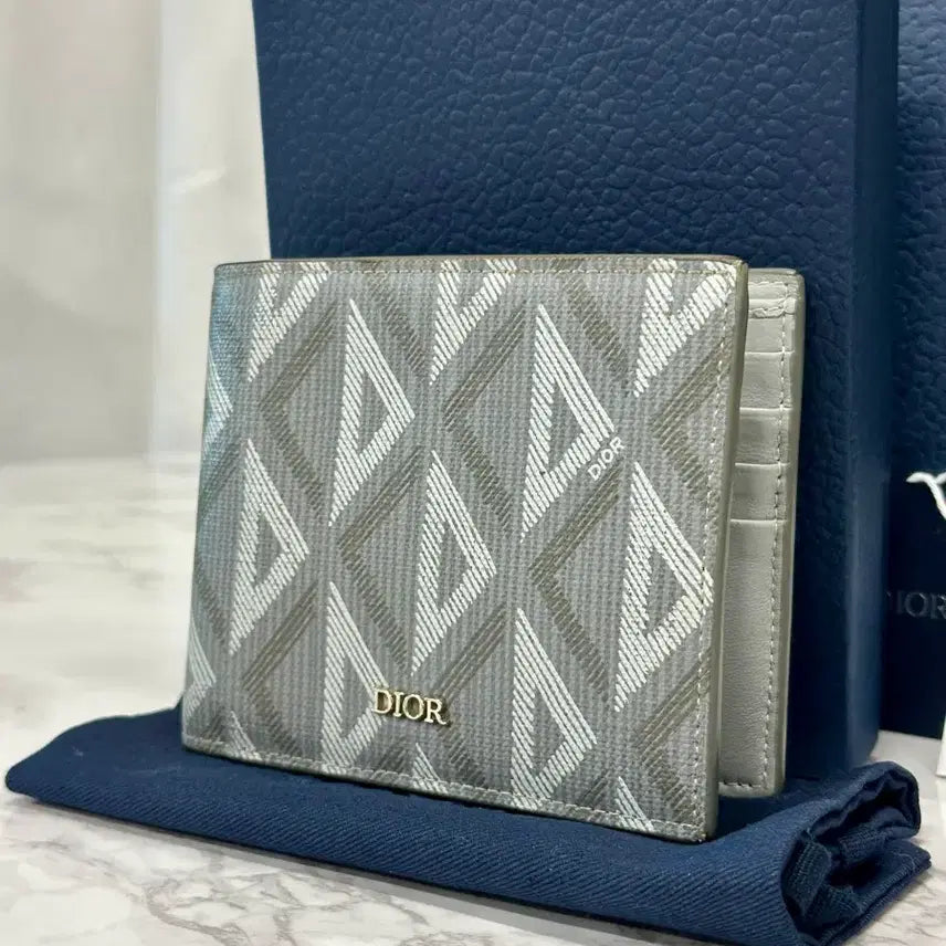 [BUNJANG] Dior CD Diamond Compact Wallet / [풀구성] 디올 CD 다이아몬드 컴팩트 반지갑