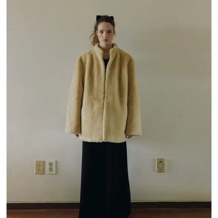 [BUNJANG] Parben Shearling Fur Jacket (New with Tag) / 파르벵시어링퍼자켓(나코탭미시착새상품)