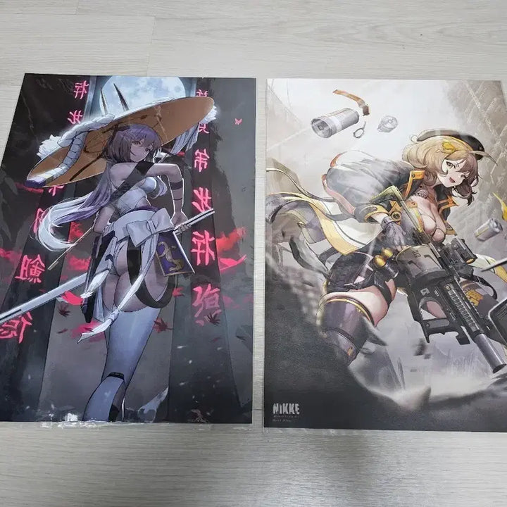 [BUNJANG] Nikke Maid Cafe Exclusive Collection Poster / 니케 메이드카페 구매 특전 굿즈 올 컬렉션 포스터